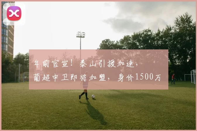 年前官宣！泰山引援加速， ​​​葡超中卫即将加盟，身价1500万